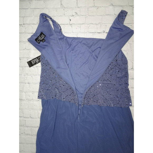 Alex Evenings Dress, Periwinkle, 18, Missing Scarf - Picture 6 of 6